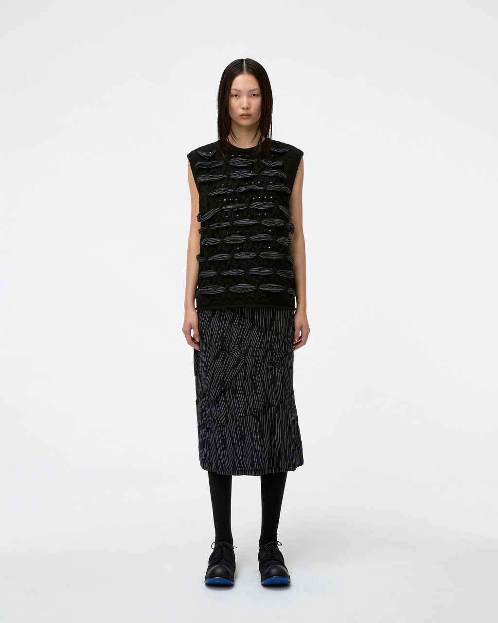 Ader Error - Knit Vest Product. 58 (Noir) product image 2 | TRAB K-Fashion Australia