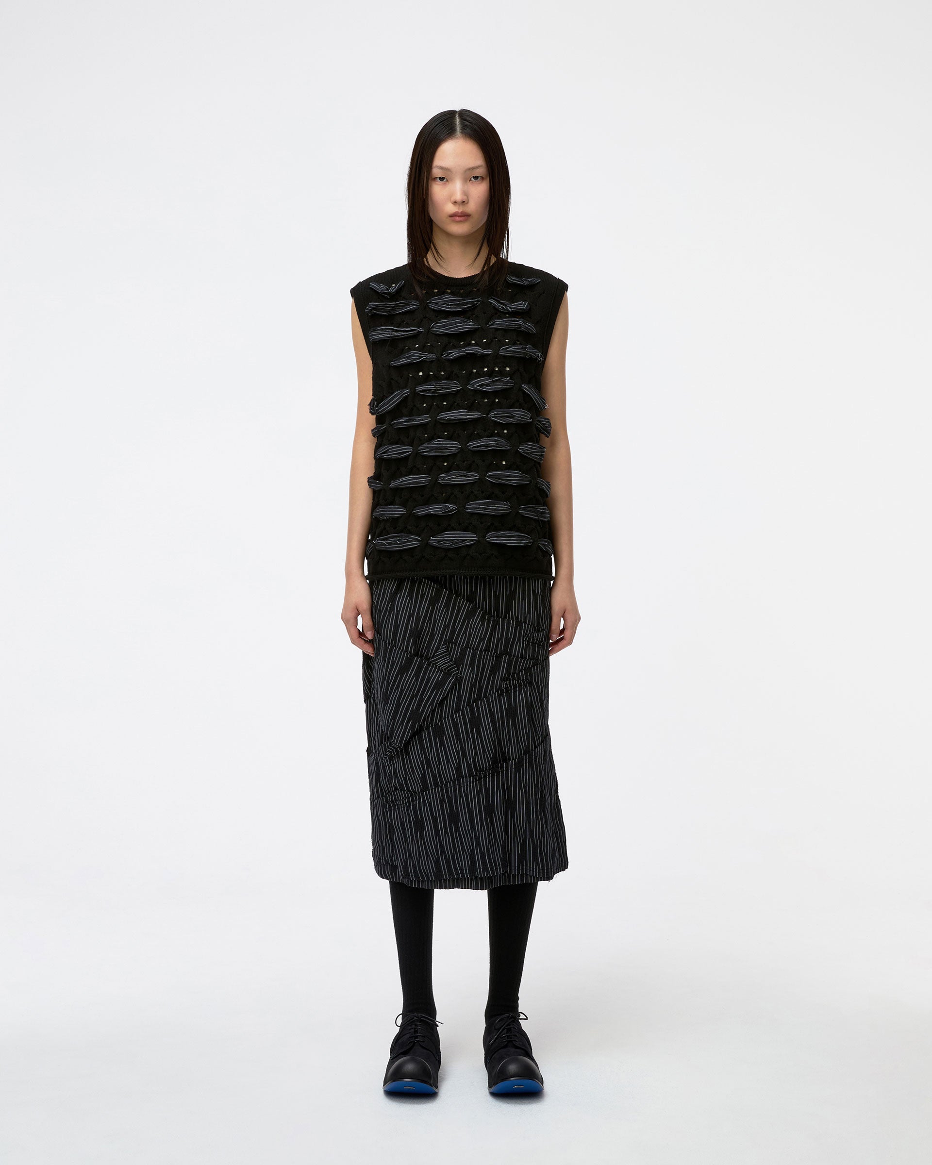 Ader Error - Knit Vest Product. 58 (Noir) product image 2 | TRAB K-Fashion Australia