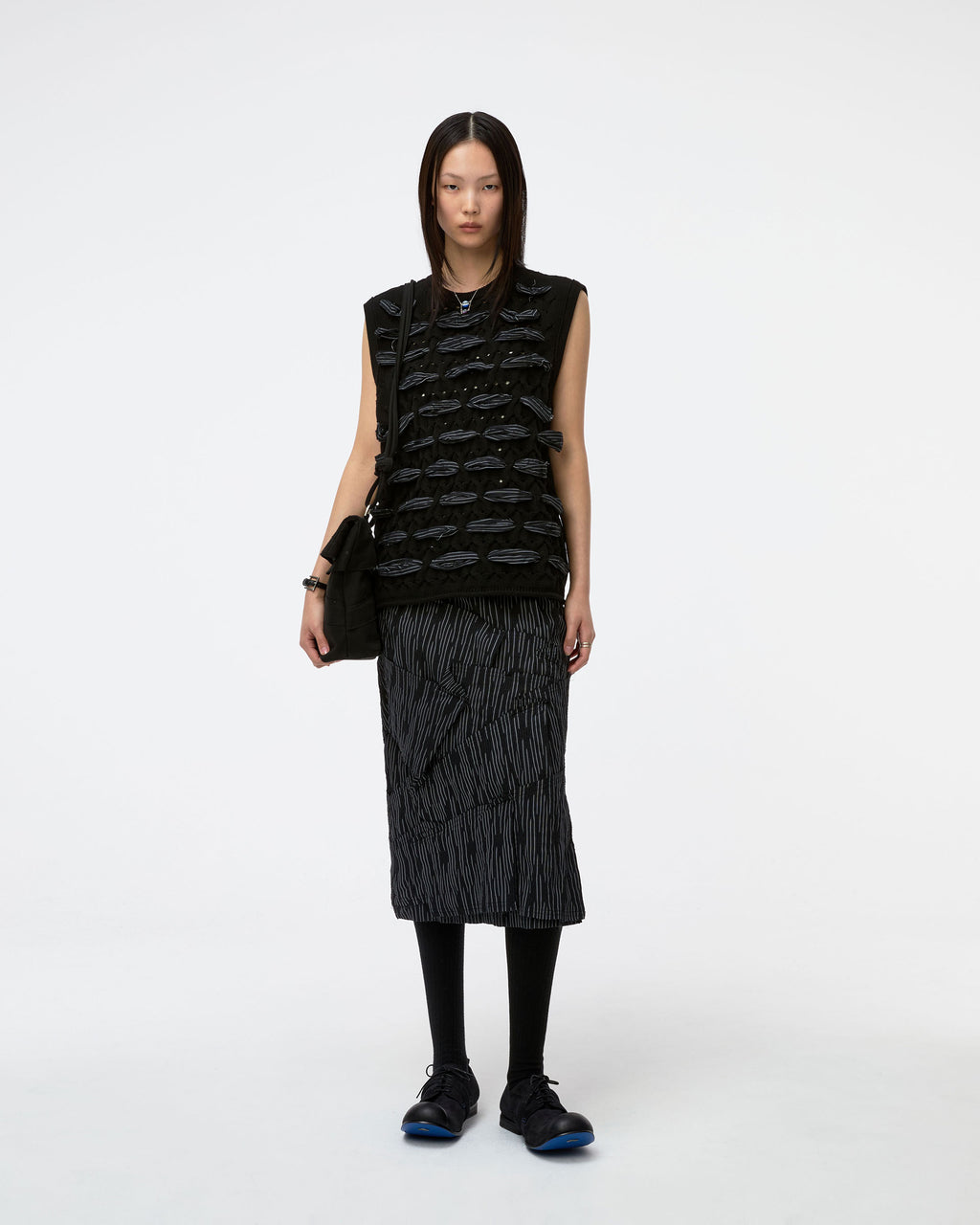 Ader Error - Knit Vest Product. 58 (Noir) product image 4 | TRAB K-Fashion Australia