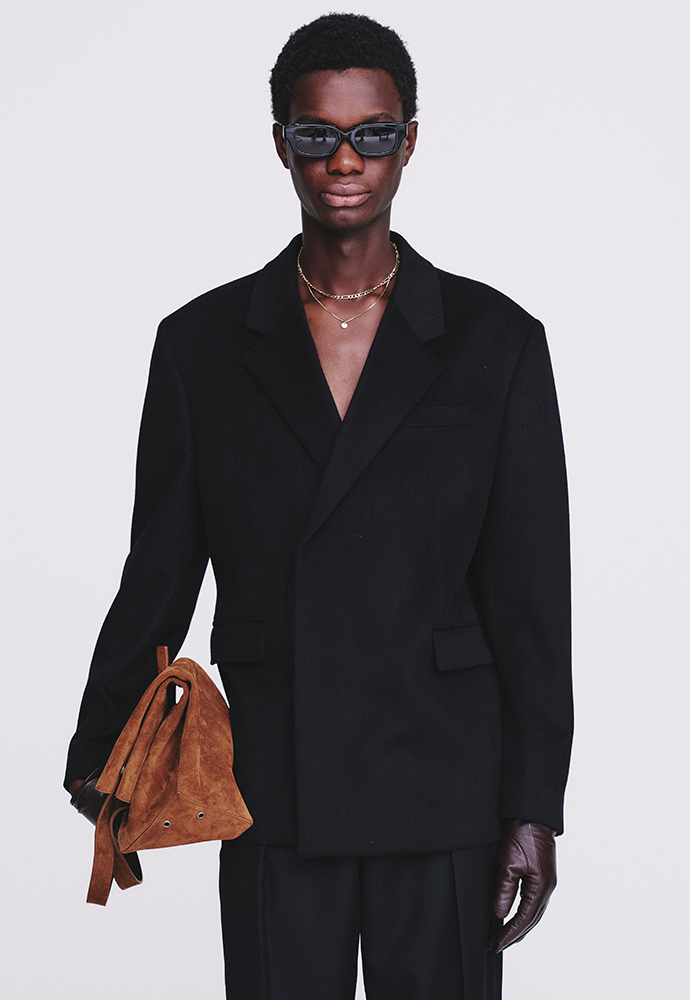 Tonywack - Cashmere Hidden Button Tailored Blazer (Black) product image 6 | TRAB K-Fashion Australia