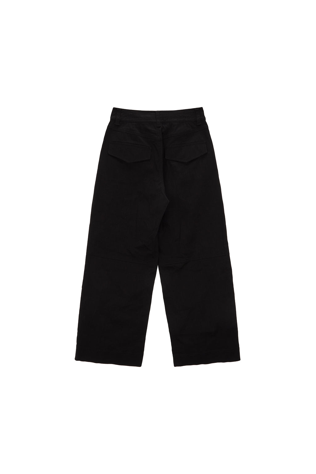 Matin Kim - Knee Big Pocket Cotton Pants (Black) product image 2 | TRAB K-Fashion Australia