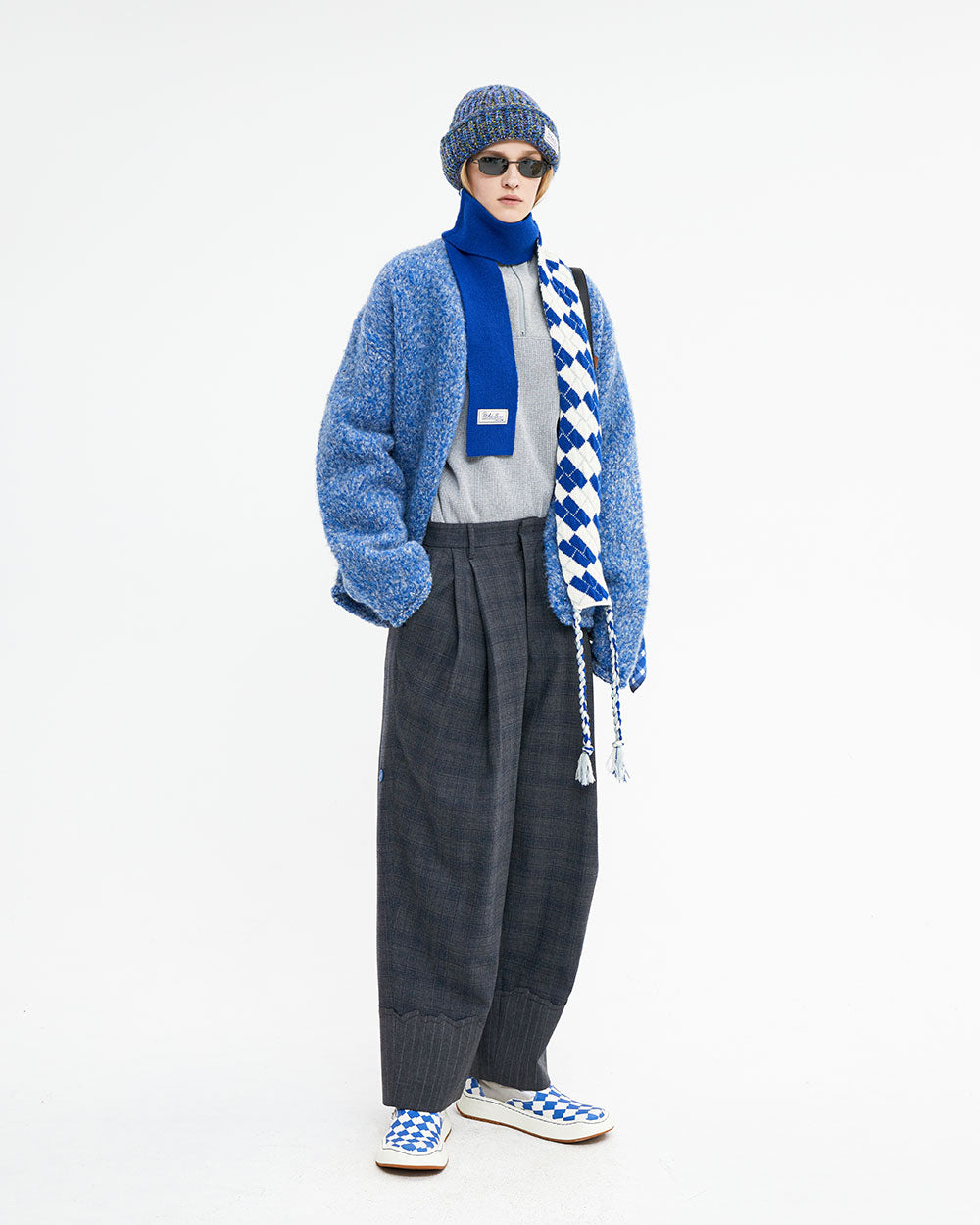 Ader Error - Mingle cardigan (Blue) product image 4 | TRAB K-Fashion Australia