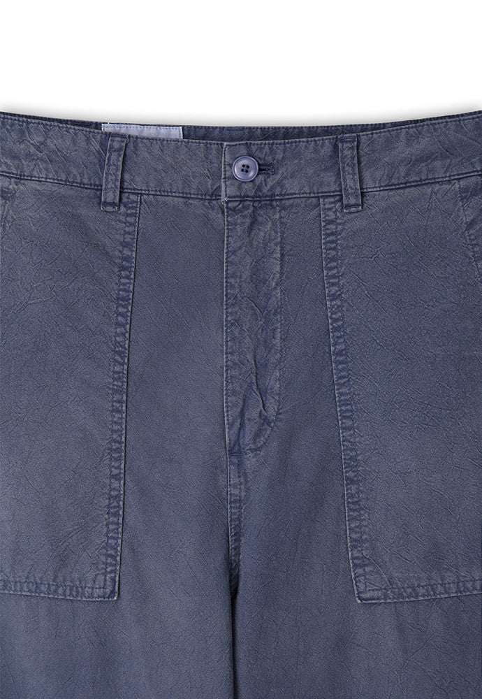 Art if acts - Garment Dyed Curved Fatigue Trousers (French Blue) product image 8 | TRAB K-Fashion Australia