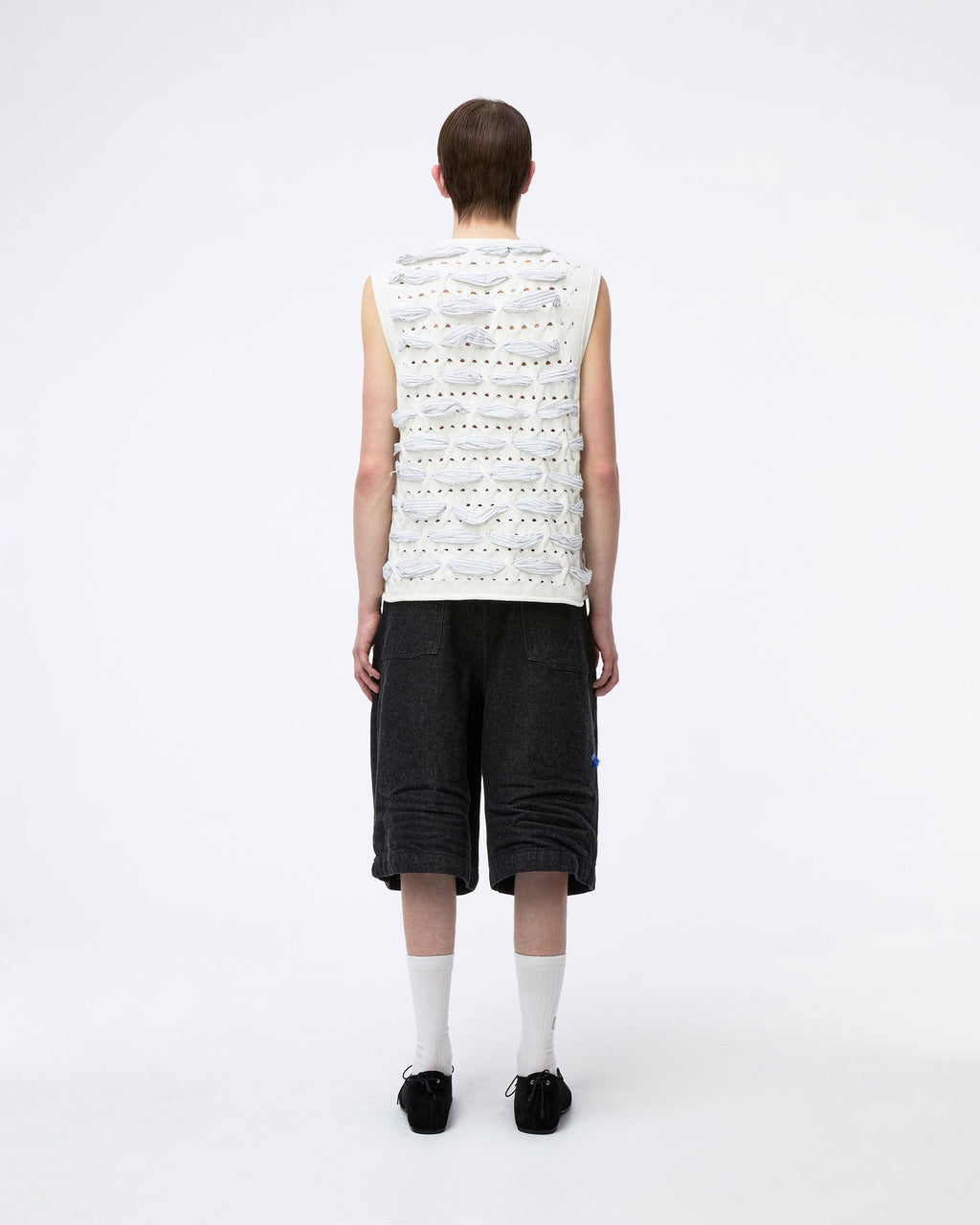 Ader Error - Knit Vest Product. 58 (White) product image 3 | TRAB K-Fashion Australia