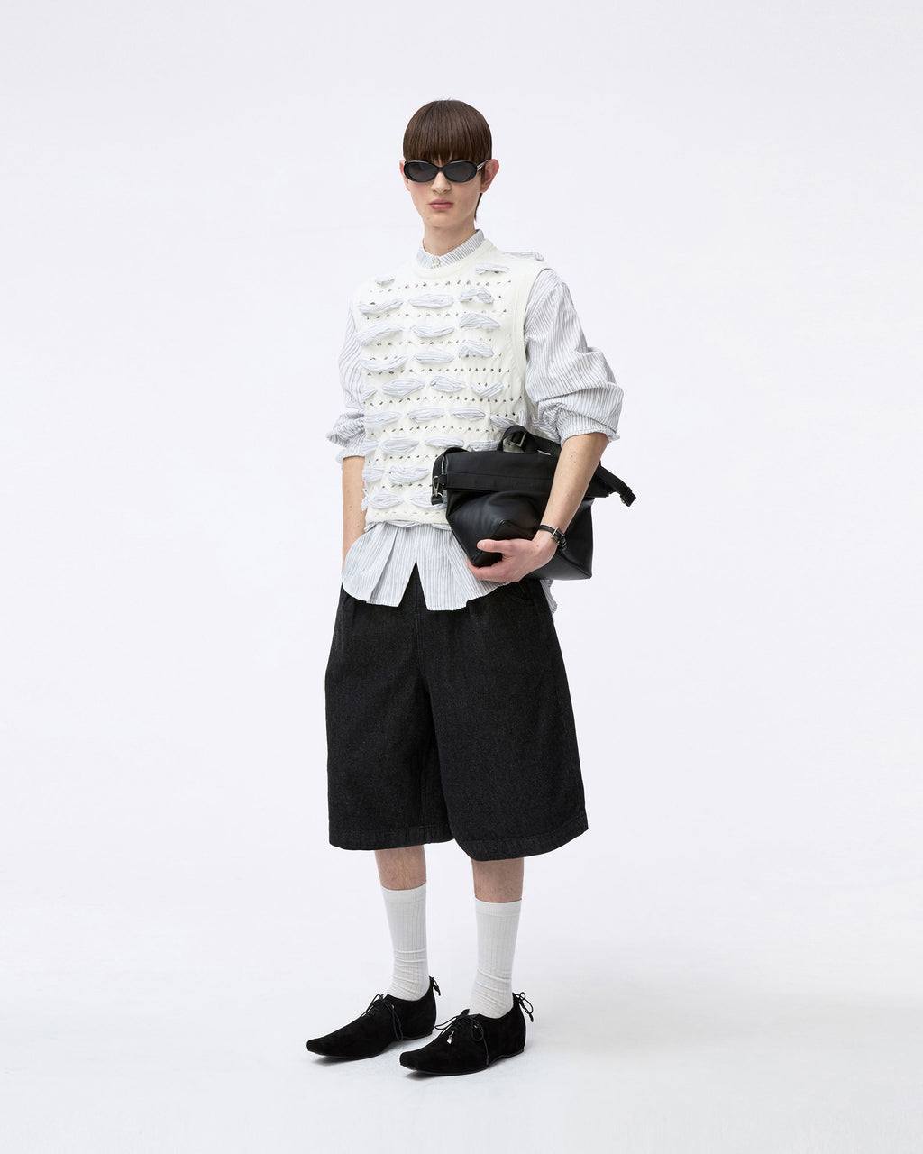 Ader Error - Knit Vest Product. 58 (White) product image 4 | TRAB K-Fashion Australia