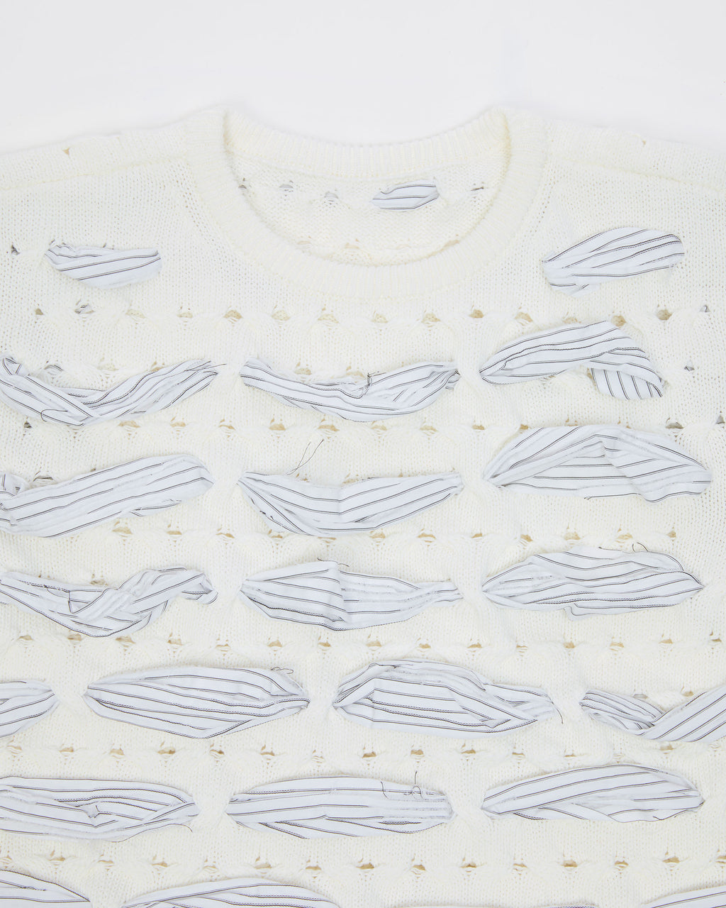 Ader Error - Knit Vest Product. 58 (White) product image 7 | TRAB K-Fashion Australia