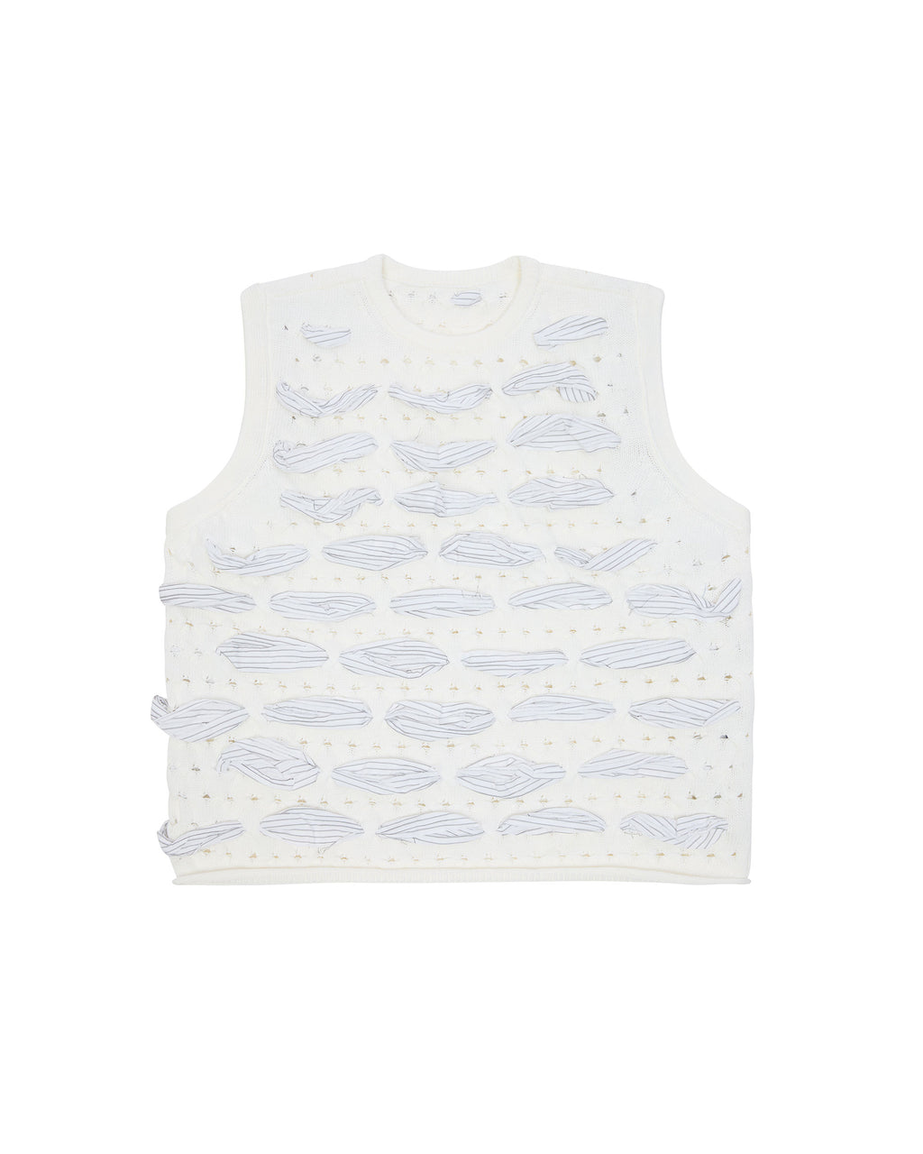Ader Error - Knit Vest Product. 58 (White) product image 9 | TRAB K-Fashion Australia