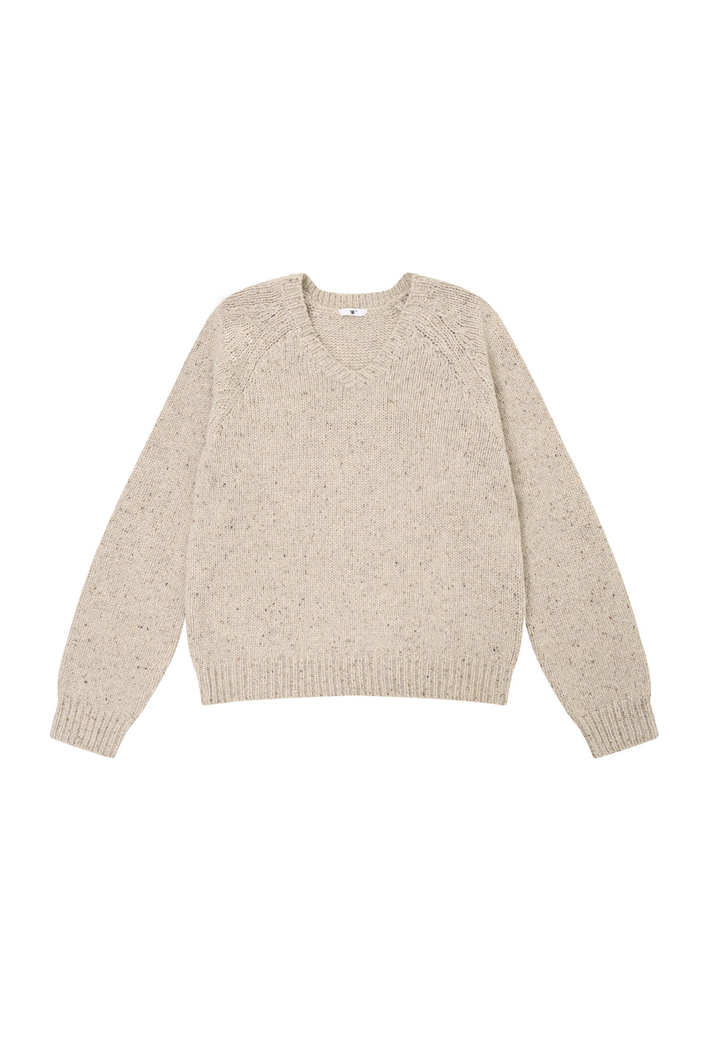 STU - Super Fine Wool V-neck Knit (Sand) product image 16 | TRAB K-Fashion Australia