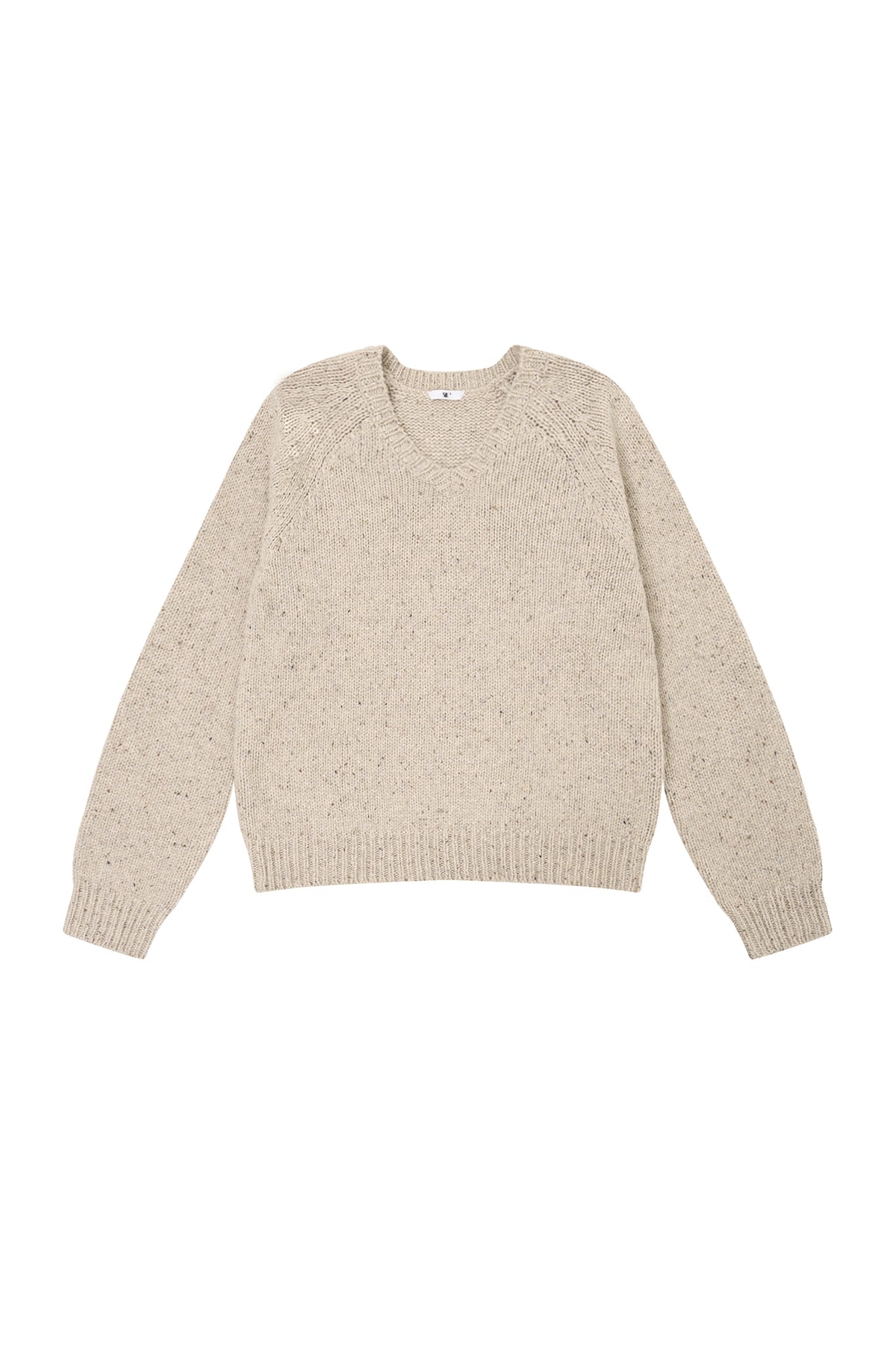 STU - Super Fine Wool V-neck Knit (Sand) product image 16 | TRAB K-Fashion Australia