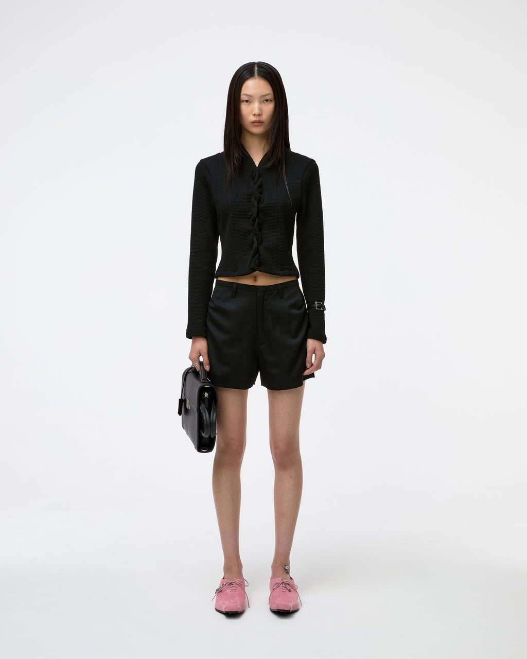 Ader Error - Cardigan Product. 62 (Noir) product image 1 | TRAB K-Fashion Australia