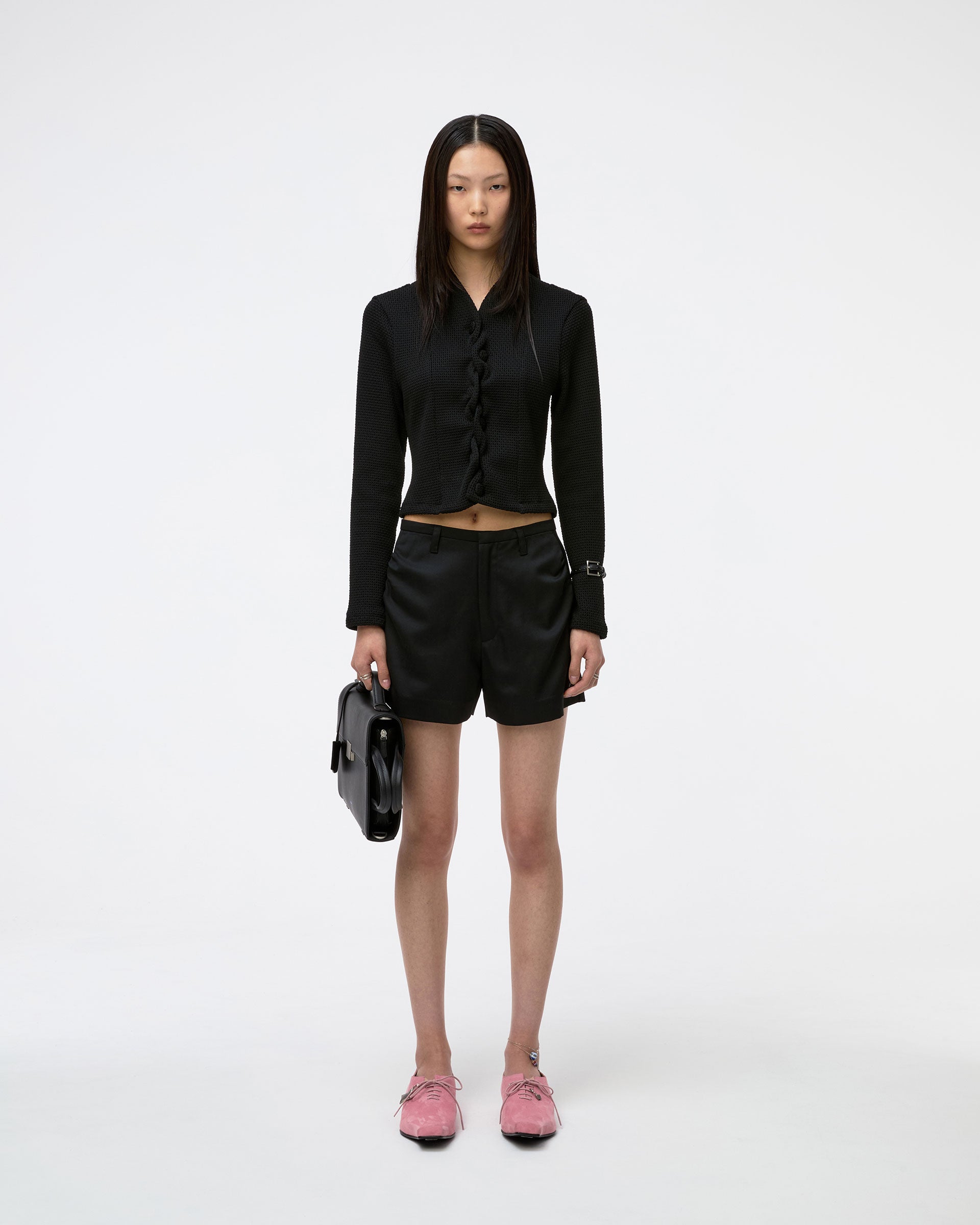 Ader Error - Cardigan Product. 62 (Noir) product image 1 | TRAB K-Fashion Australia
