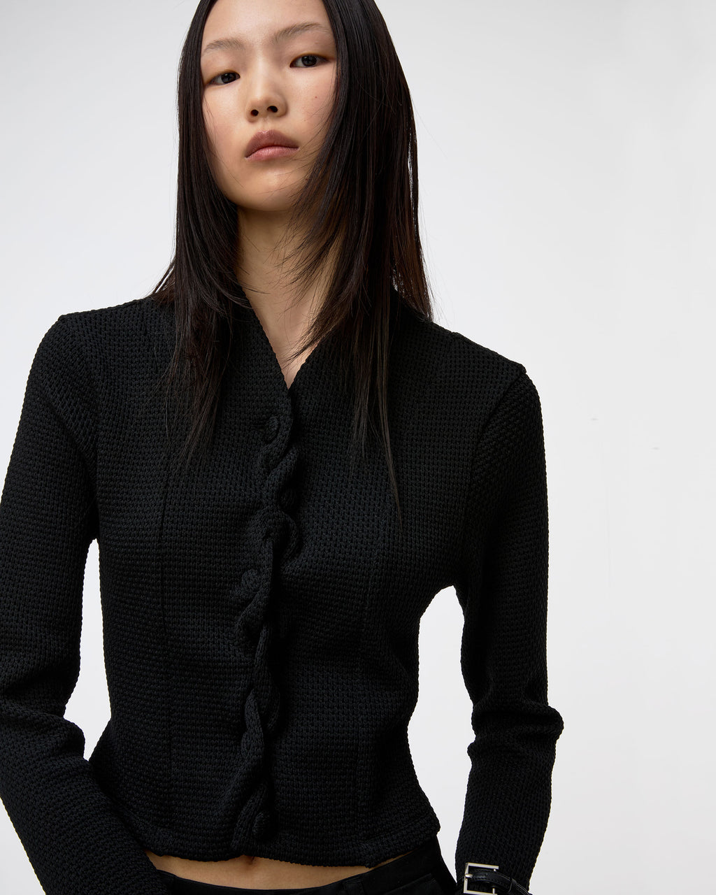 Ader Error - Cardigan Product. 62 (Noir) product image 5 | TRAB K-Fashion Australia