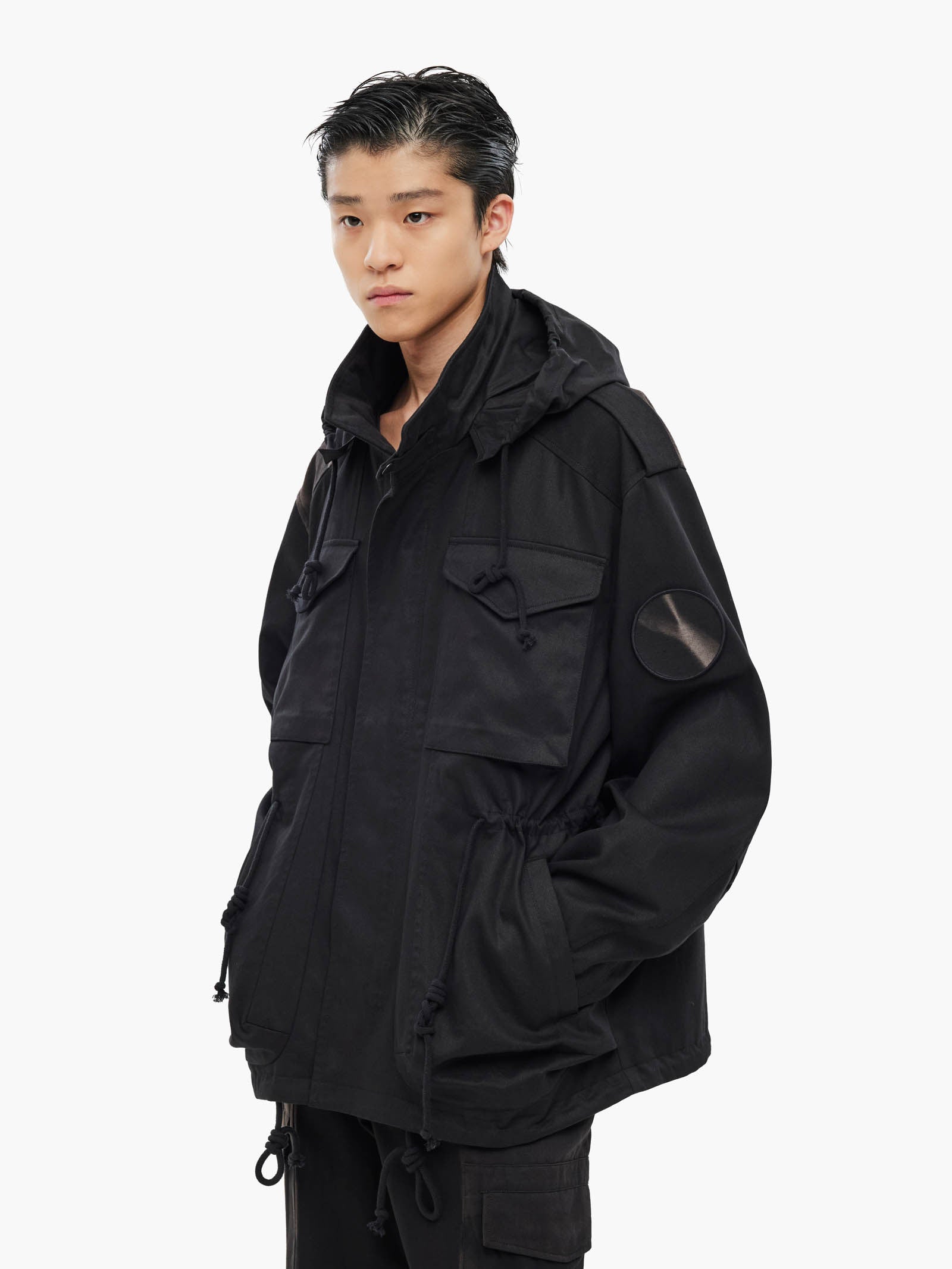 Jiyong Kim - Sun-Bleached Field Jacket (Black) product image 3 | TRAB K-Fashion Australia