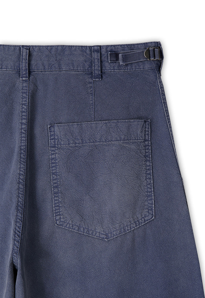 Art if acts - Garment Dyed Curved Fatigue Trousers (French Blue) product image 12 | TRAB K-Fashion Australia