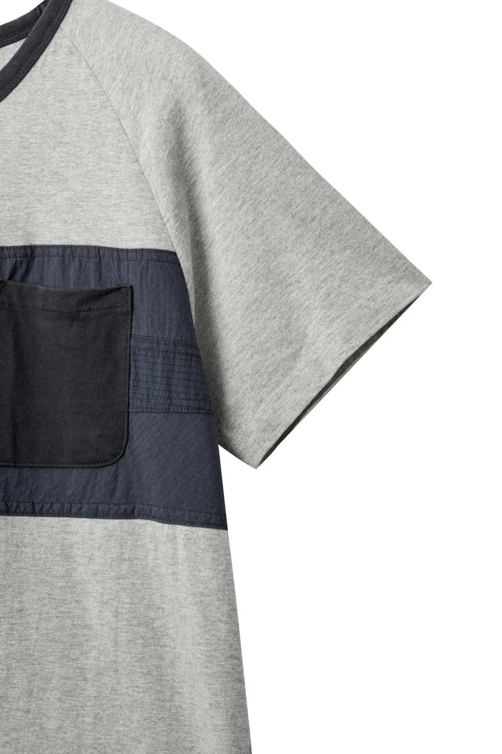 Hatchingroom - Patchwork Ringer Tee (M.Grey) product image 5 | TRAB K-Fashion Australia