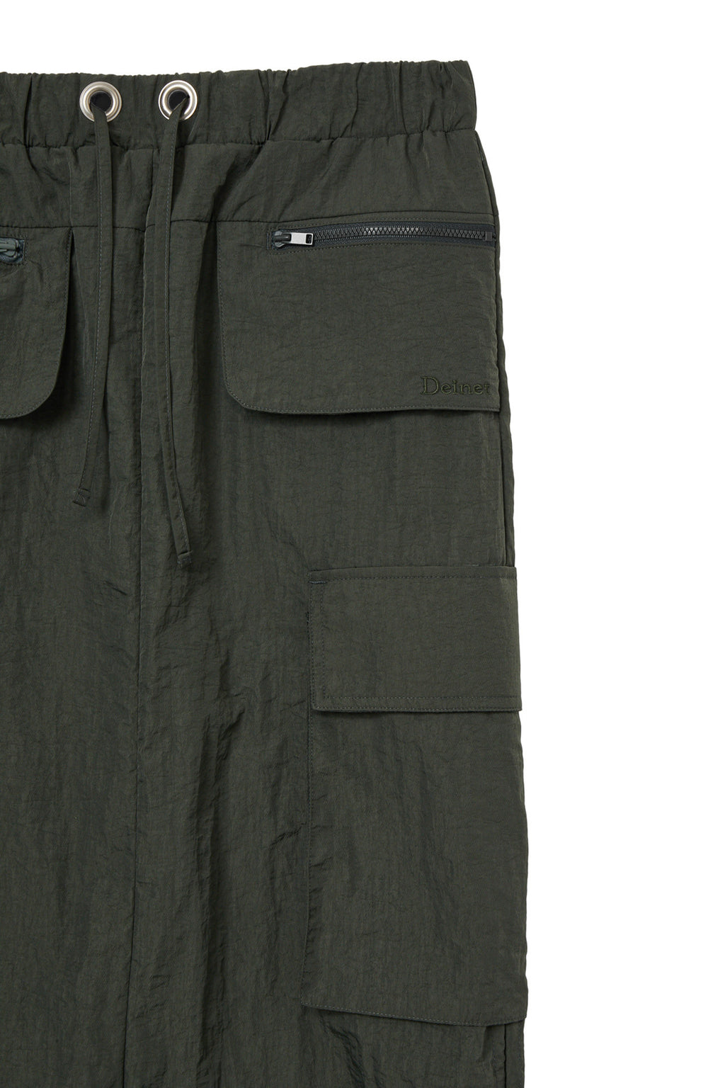 Deinet - Nylon Utility Cargo Skirt (Khaki) product image 4 | TRAB K-Fashion Australia