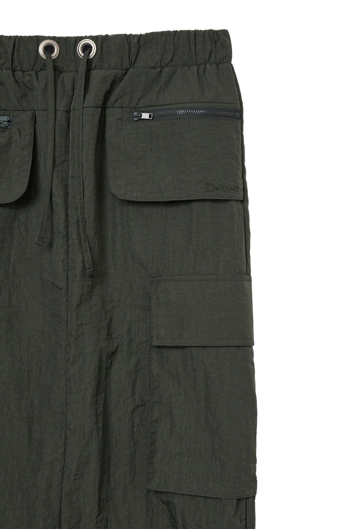 Deinet - Nylon Utility Cargo Skirt (Khaki) product image 4 | TRAB K-Fashion Australia