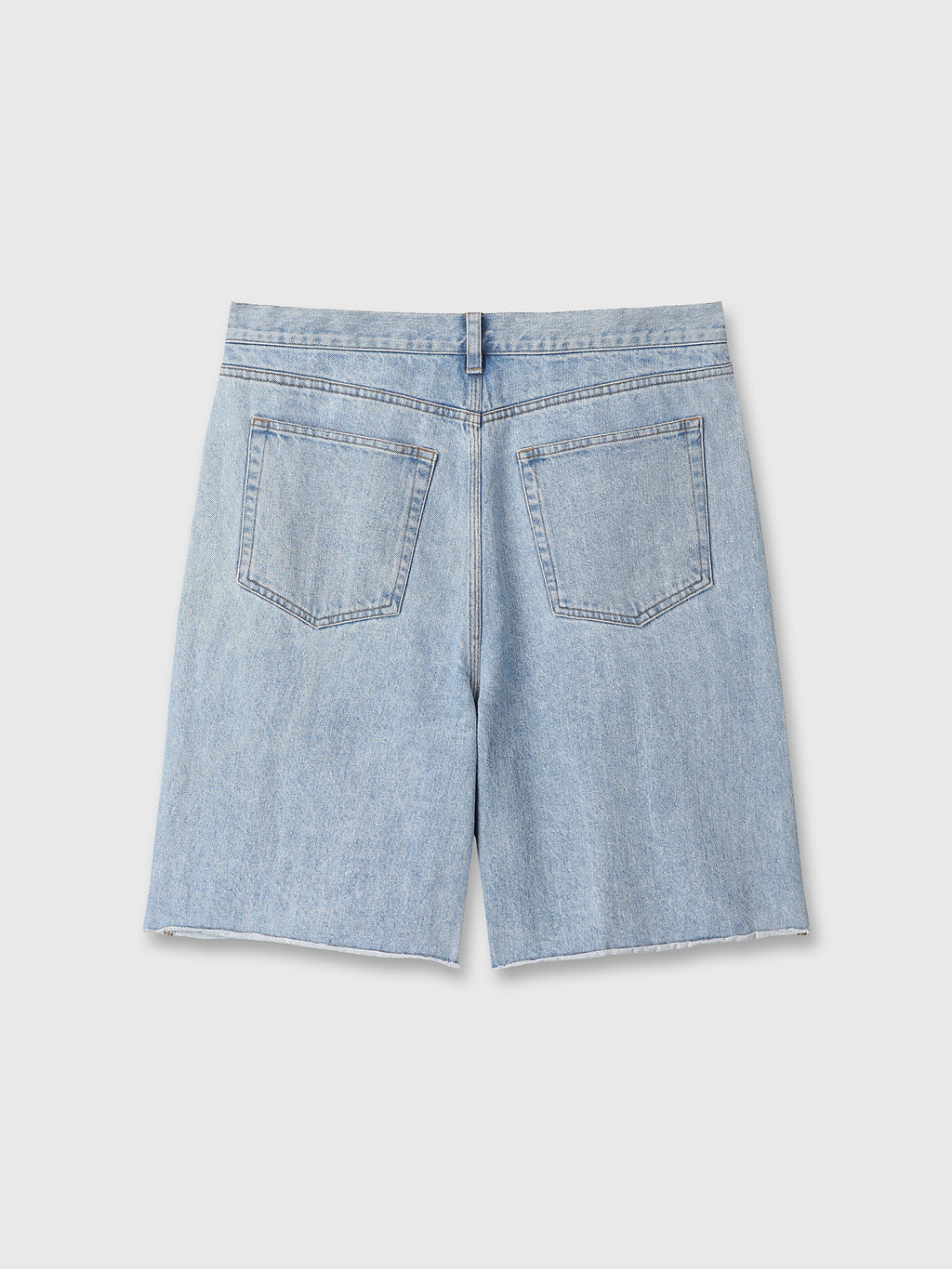 Tonywack - Raw Hem Denim Shorts (Light Washed Blue) product image 8 | TRAB K-Fashion Australia