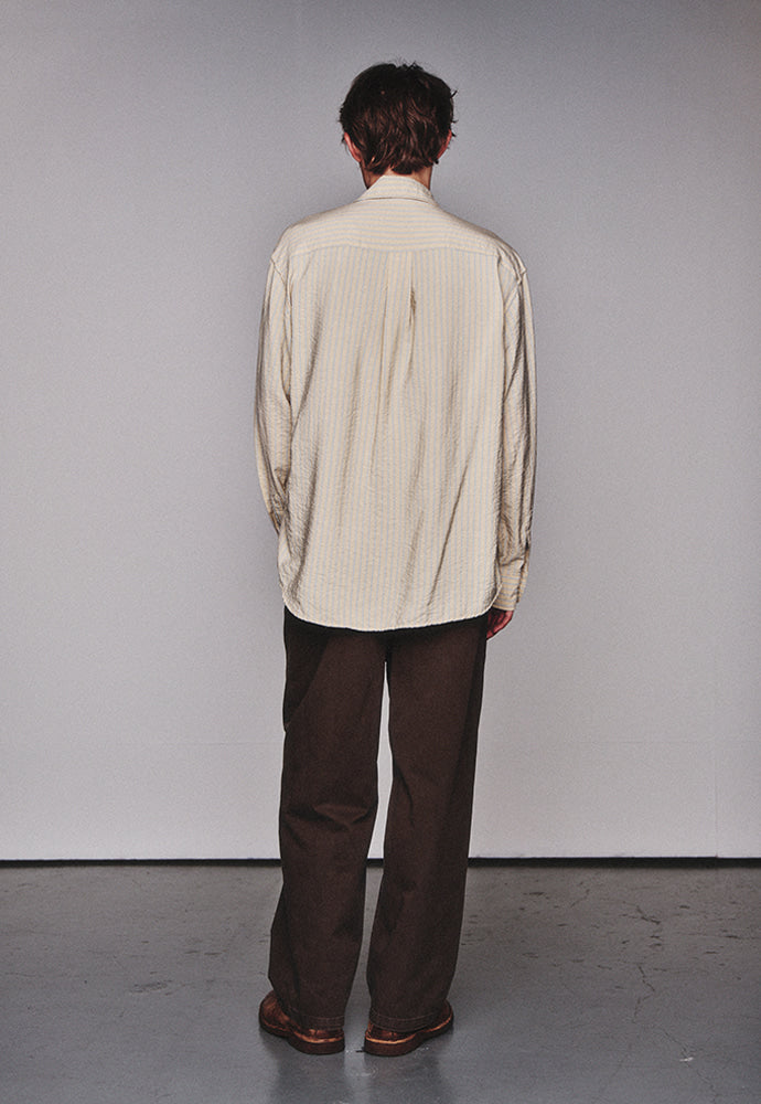 Art if acts - Wrinkle Rayon Shirt (French Beige) product image 3 | TRAB K-Fashion Australia
