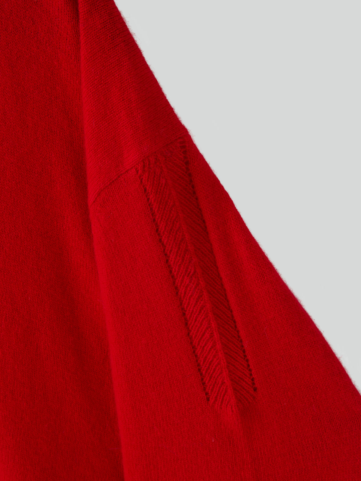 Recto - Contrast Layered V-Neck Knit Top (Red) product image 12 | TRAB K-Fashion Australia