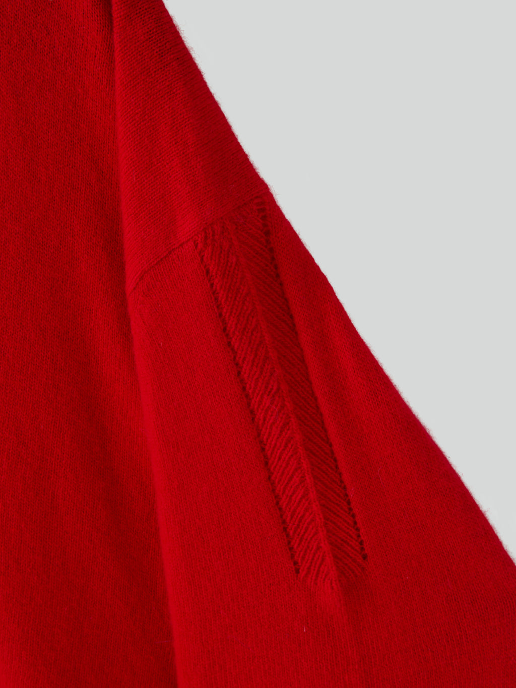 Recto - Contrast Layered V-Neck Knit Top (Red) product image 12 | TRAB K-Fashion Australia
