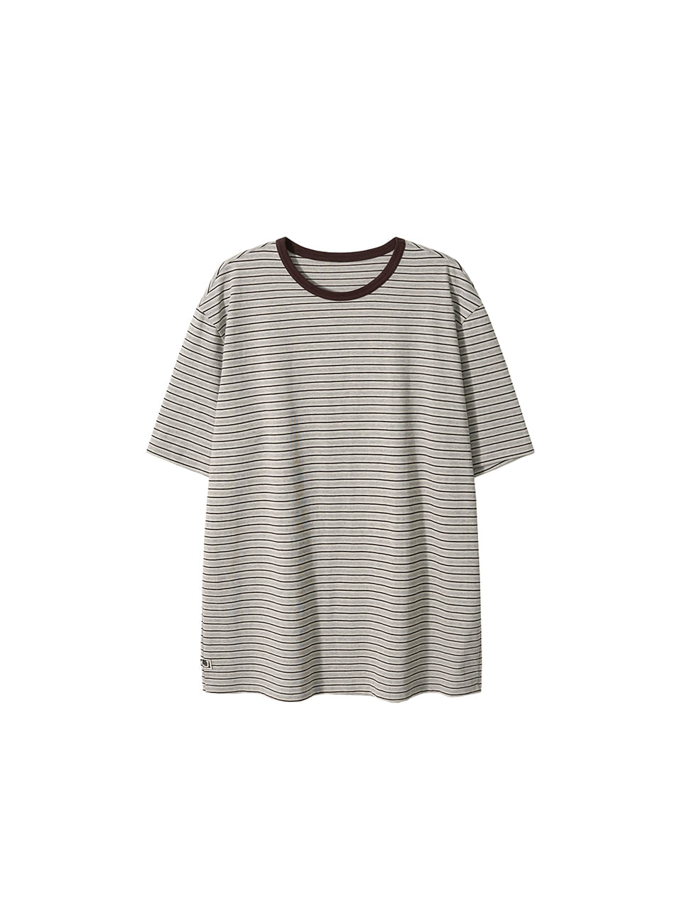 Kijun - Soft Border Tee (Melange Grey) product image 7 | TRAB K-Fashion Australia