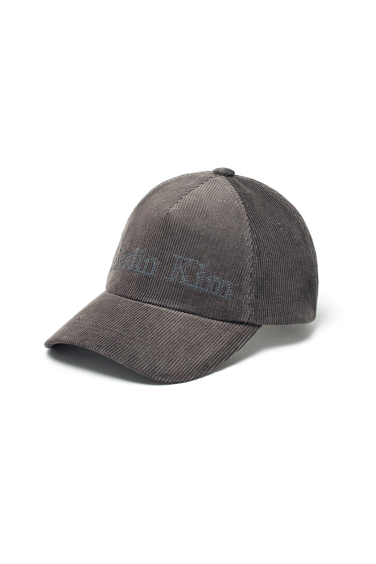 Matin Kim - Matin Corduroy Ball Cap (Charcoal) product image 2 | TRAB K-Fashion Australia