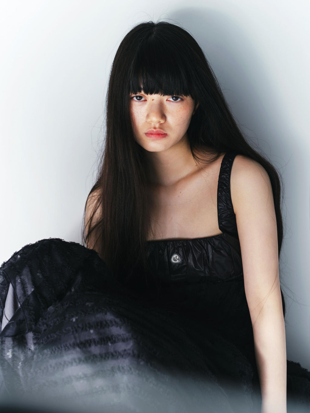 Coyseio - Square Neck Lace Dress (Black) product image 8 | TRAB K-Fashion Australia