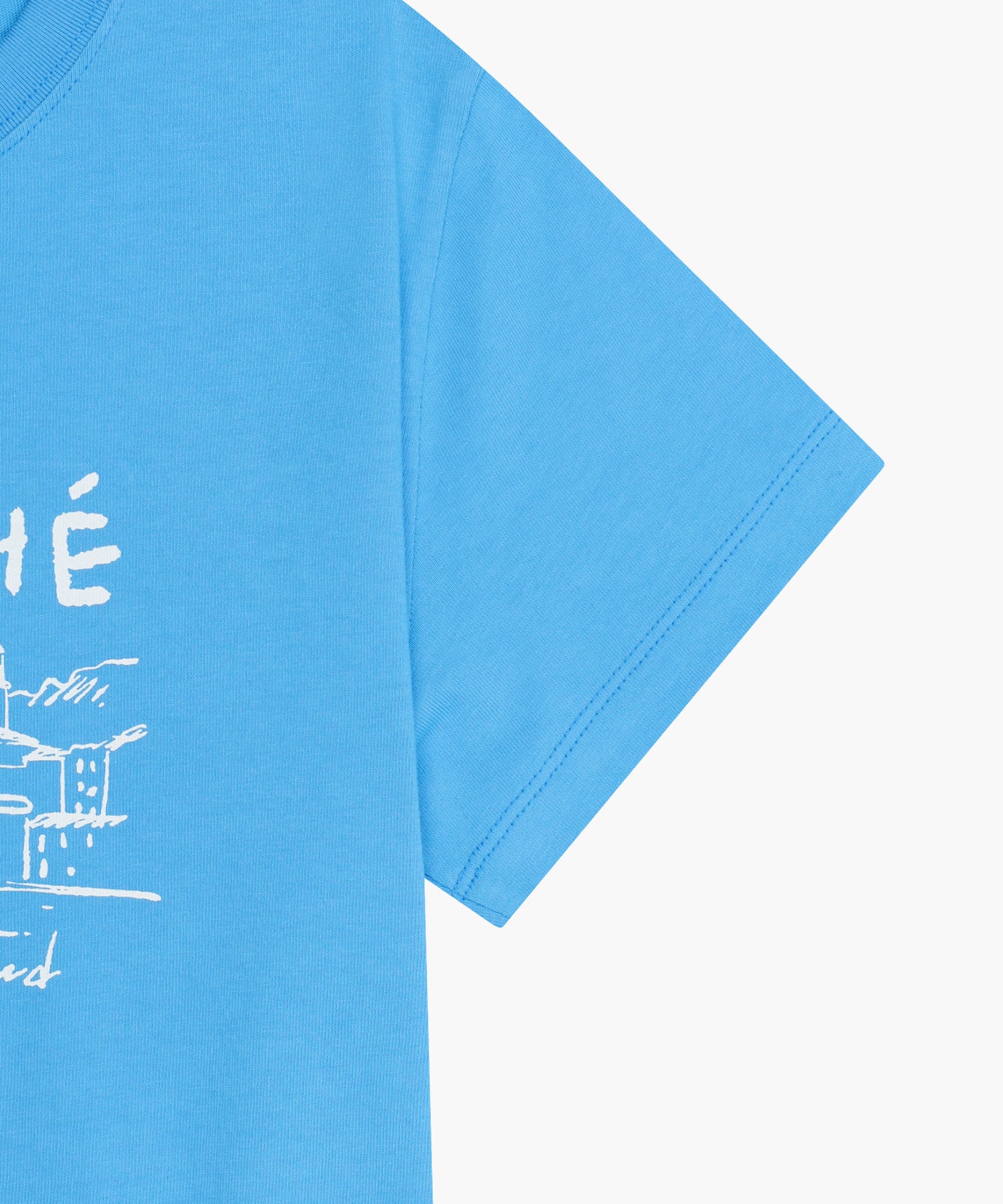 Marithe & Francois Girbaud - French Graphic Crop Tee (Blue) product image 10 | TRAB K-Fashion Australia
