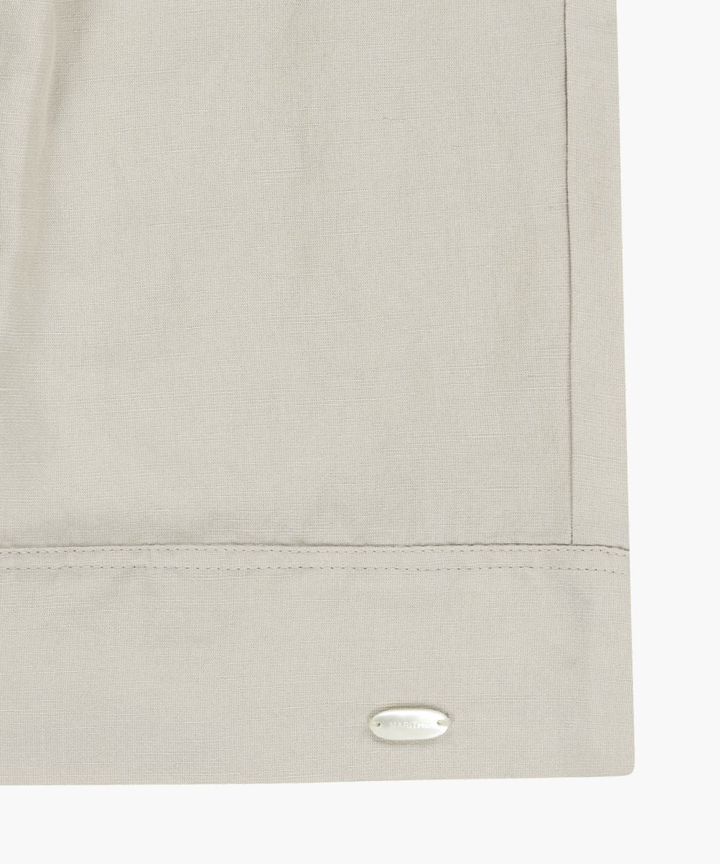 Marithe & Francois Girbaud - Easy Linen Shorts (Light Beige) product image 10 | TRAB K-Fashion Australia