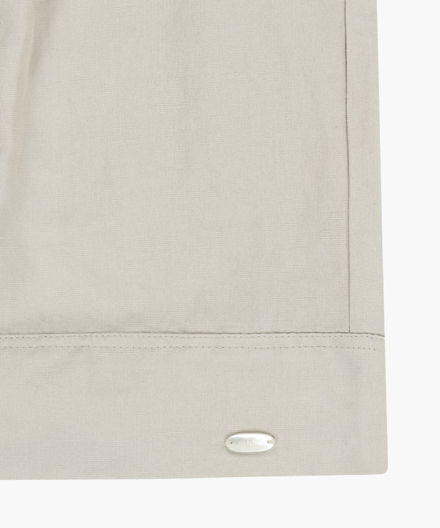 Marithe & Francois Girbaud - Easy Linen Shorts (Light Beige) product image 10 | TRAB K-Fashion Australia