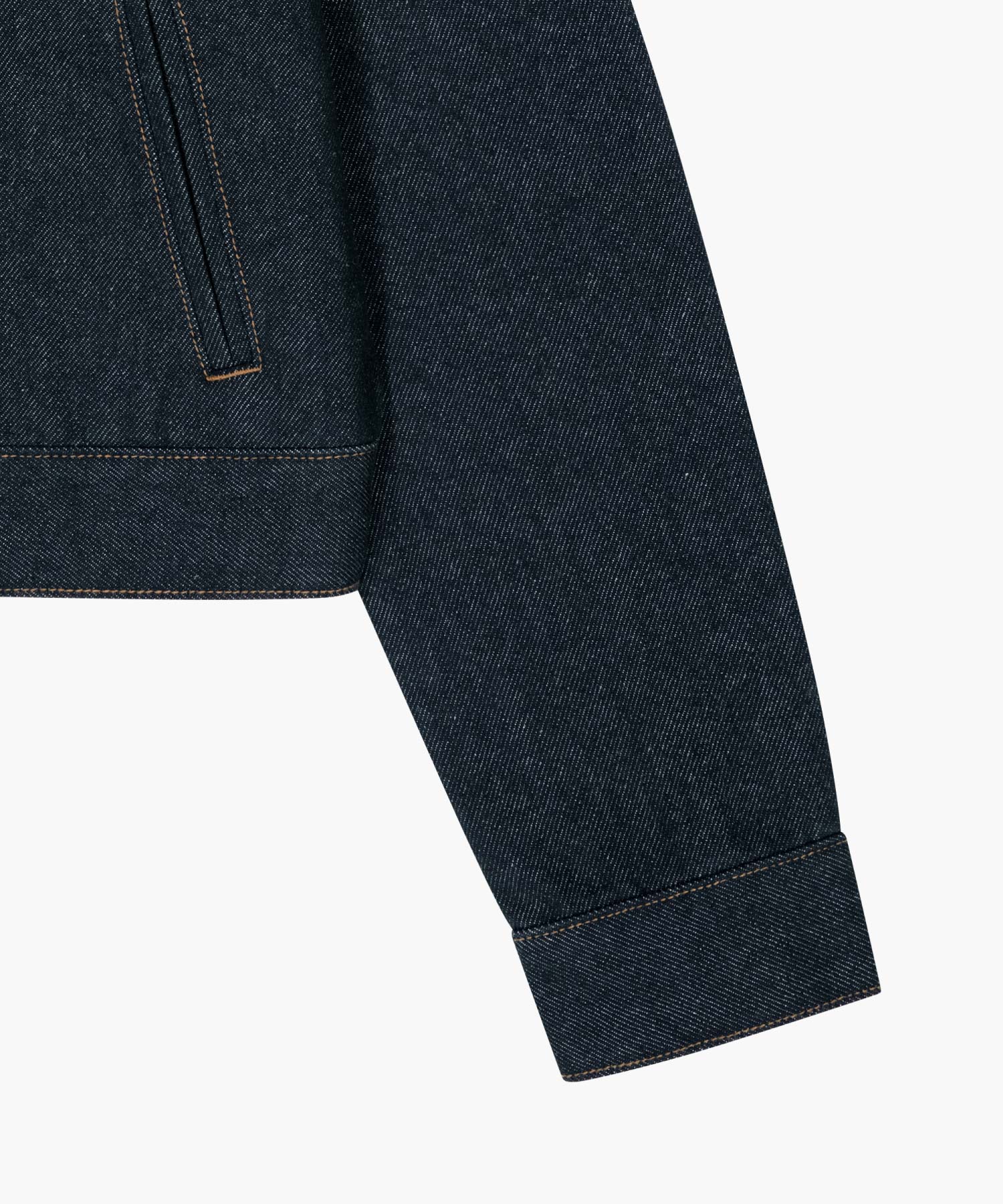 Marithe & Francois Girbaud - Crop Denim Blouson Jacket (Indigo) product image 10 | TRAB K-Fashion Australia