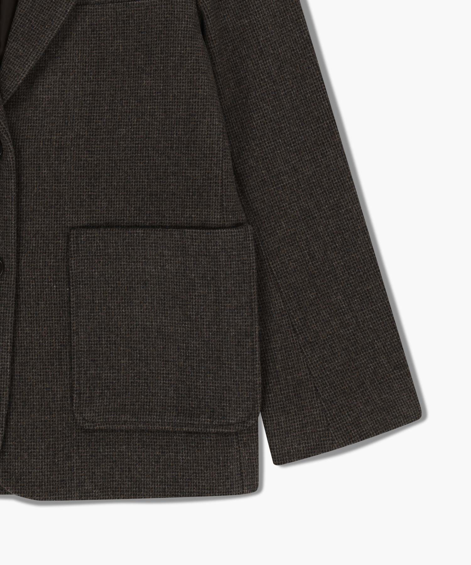 Marithe & Francois Girbaud - Wool Blazer Jacket (Brown) product image 10 | TRAB K-Fashion Australia