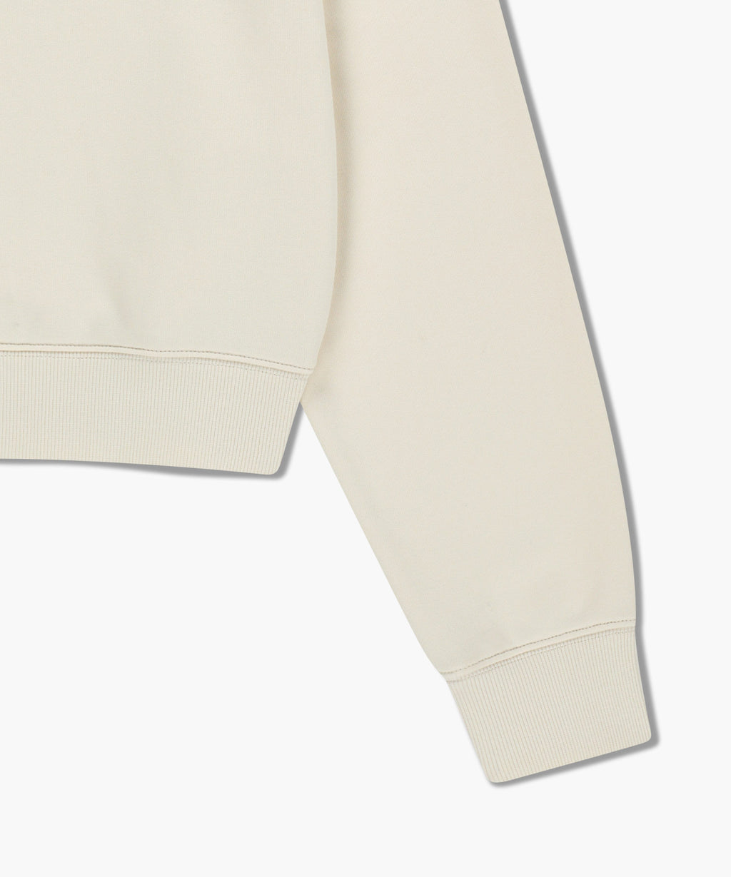 Marithe & Francois Girbaud - Marithe Love Graphic Crop Sweatshirt (Ivory) product image 10 | TRAB K-Fashion Australia