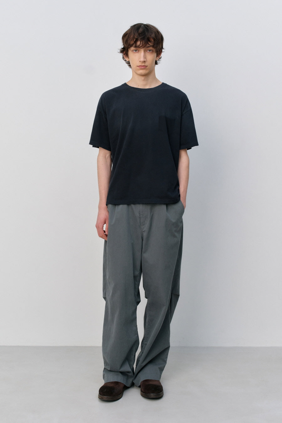 Insilence - Ghost Pocket Distressed Short Sleeve (Vintage Black) product image 1 | TRAB K-Fashion Australia