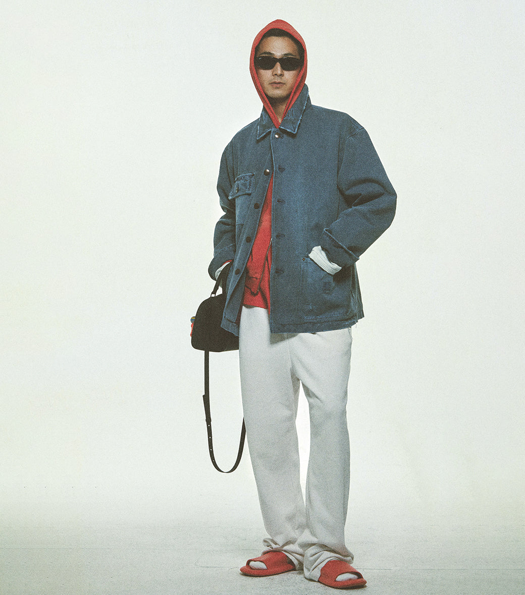 Llege - Damaged Work Jacket (Blue) product image 6 | TRAB K-Fashion Australia