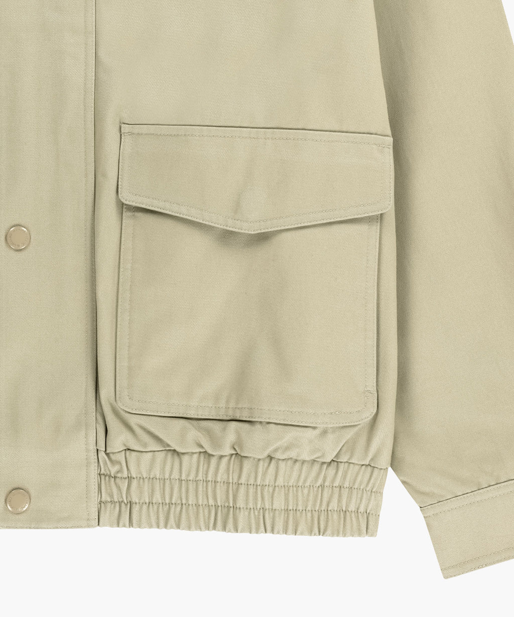 Marithe & Francois Girbaud - Basic Harrington Jacket (Beige) product image 13 | TRAB K-Fashion Australia