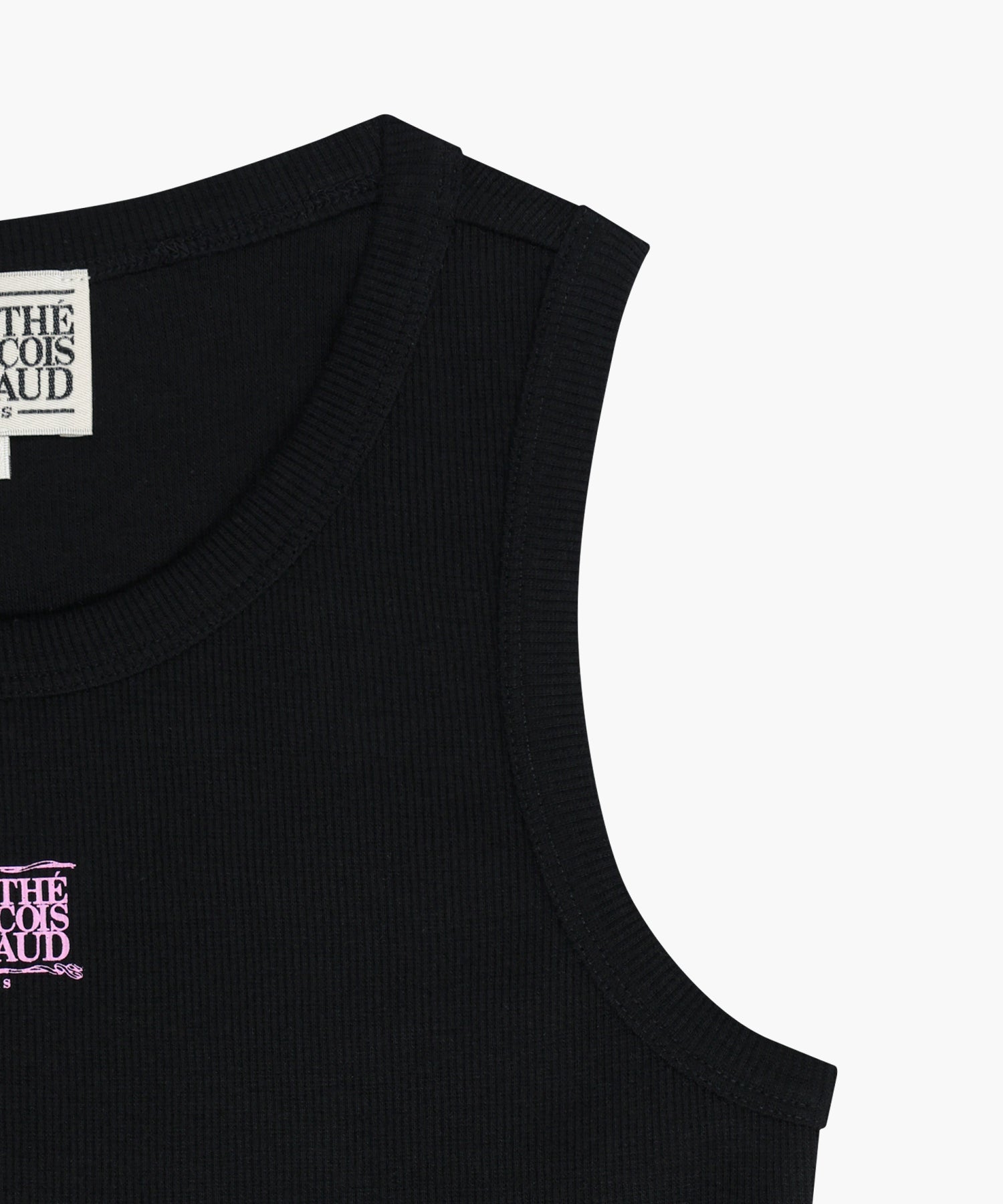 Marithe & Francois Girbaud - [Pre-order – Ships 21 Jul] Ribbon Classic Logo Sleeveless (Black) product image 10 | TRAB K-Fashion Australia