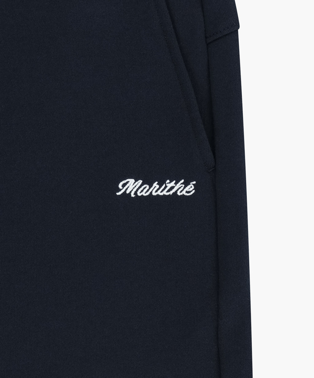 Marithe & Francois Girbaud - Lace Detail Sweat Shorts (Navy) product image 10 | TRAB K-Fashion Australia