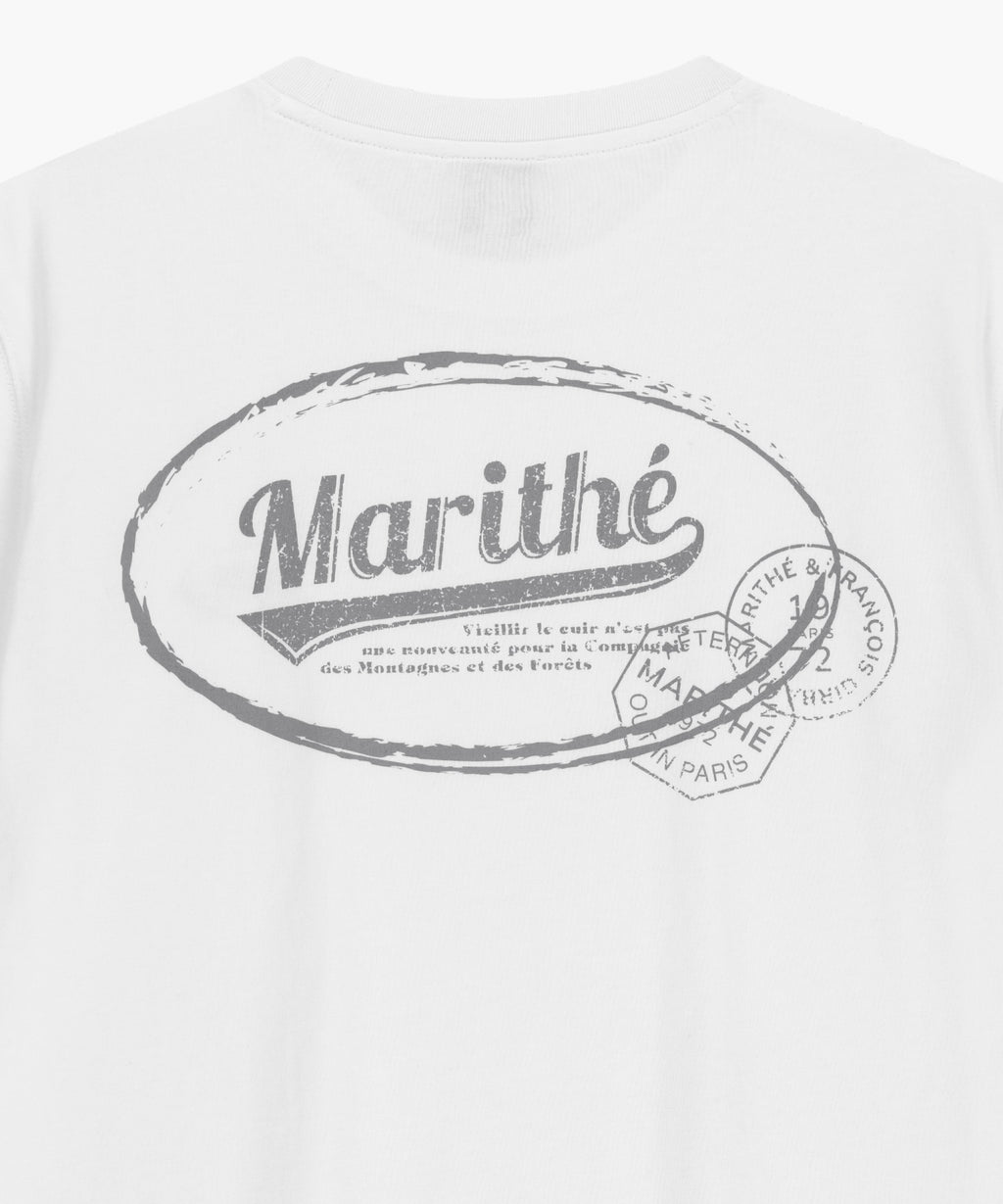Marithe & Francois Girbaud - Vintage Logo Typo Tee (White) product image 10 | TRAB K-Fashion Australia