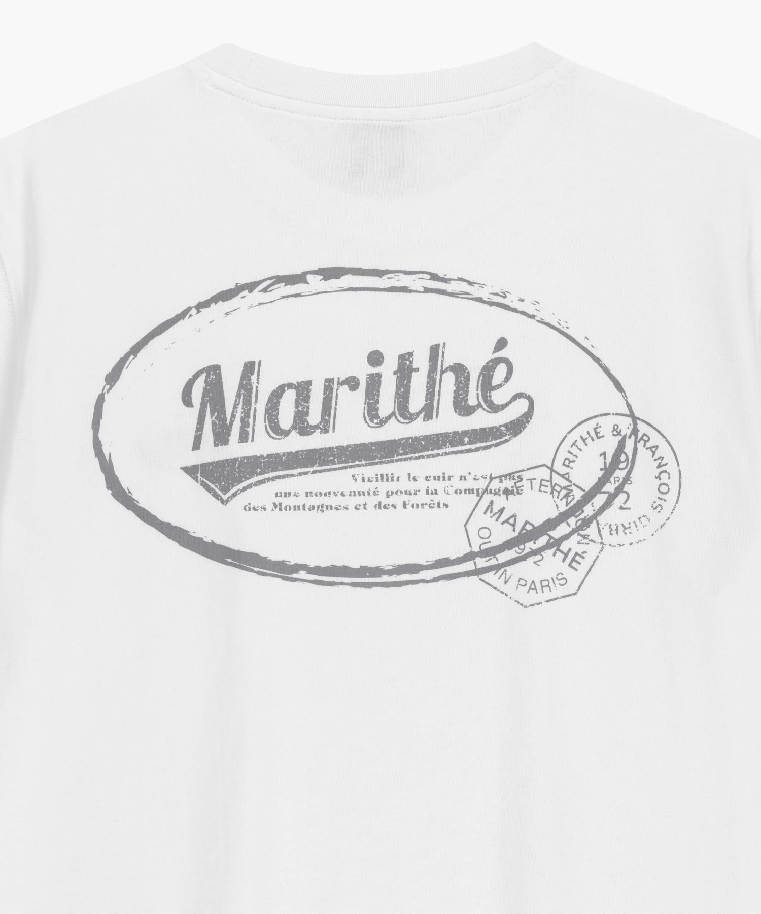 Marithe & Francois Girbaud - Vintage Logo Typo Tee (White) product image 10 | TRAB K-Fashion Australia