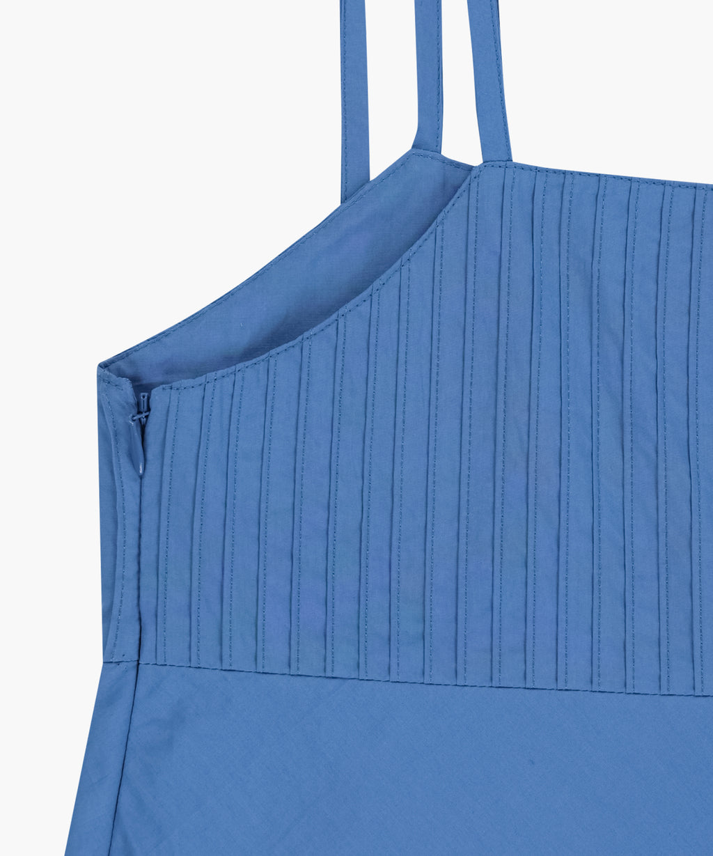 Marithe & Francois Girbaud - Pintuck Camisole Blouse (Blue) product image 10 | TRAB K-Fashion Australia