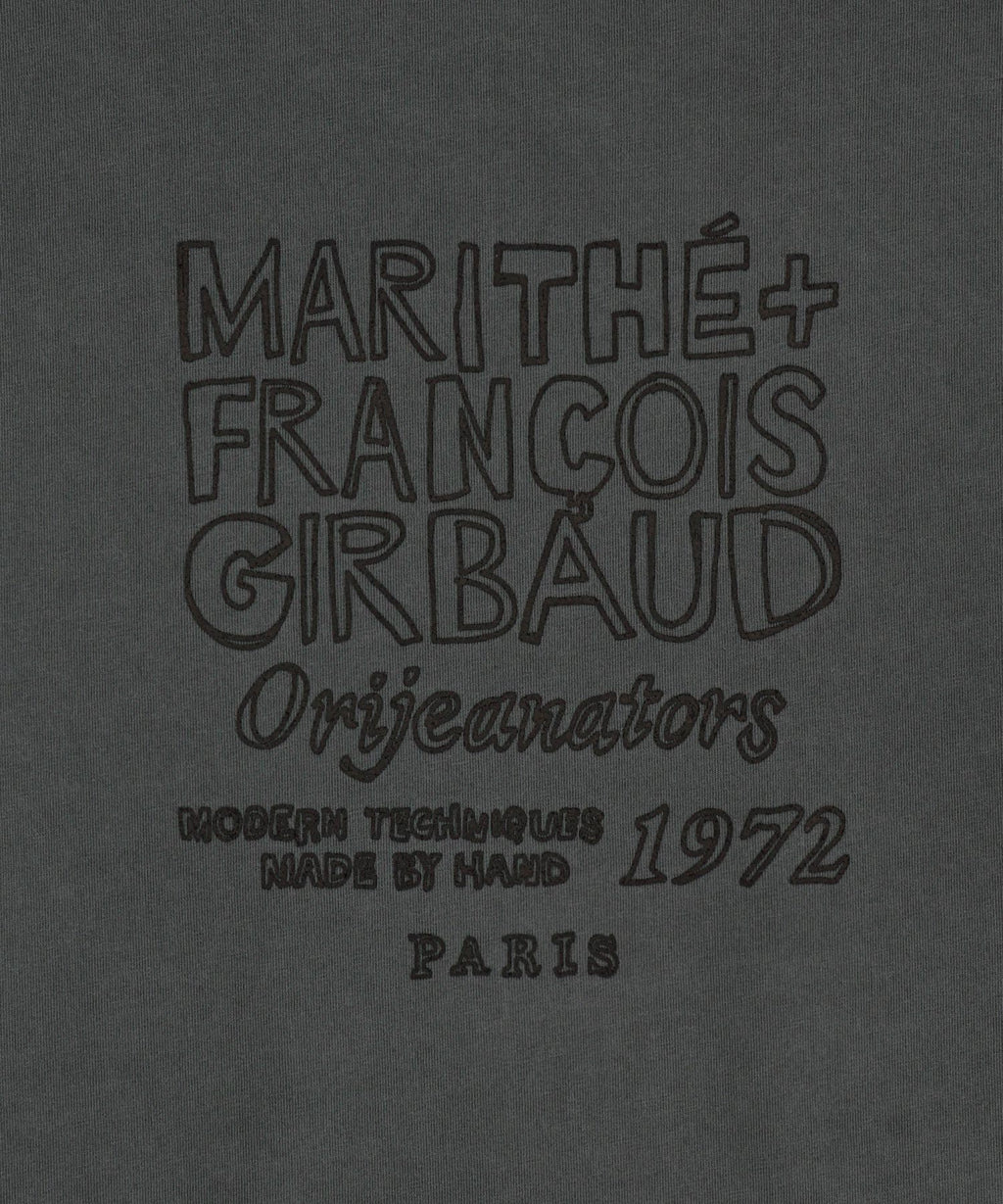 Marithe & Francois Girbaud - Drawing Logo Dyeing Tee (Charcoal) product image 10 | TRAB K-Fashion Australia