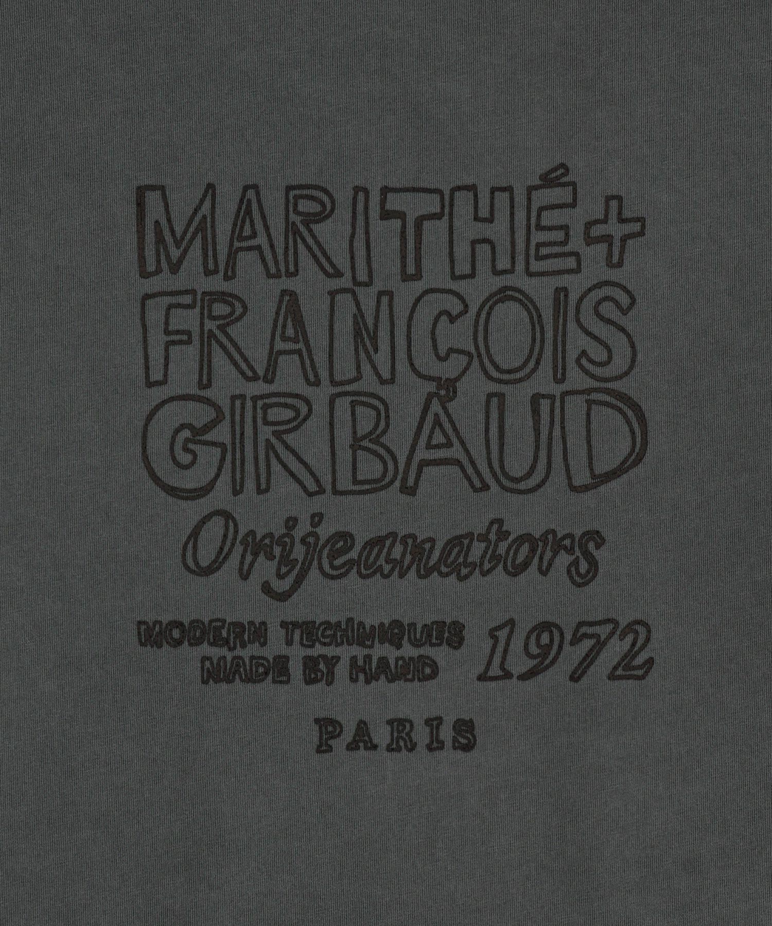 Marithe & Francois Girbaud - Drawing Logo Dyeing Tee (Charcoal) product image 10 | TRAB K-Fashion Australia