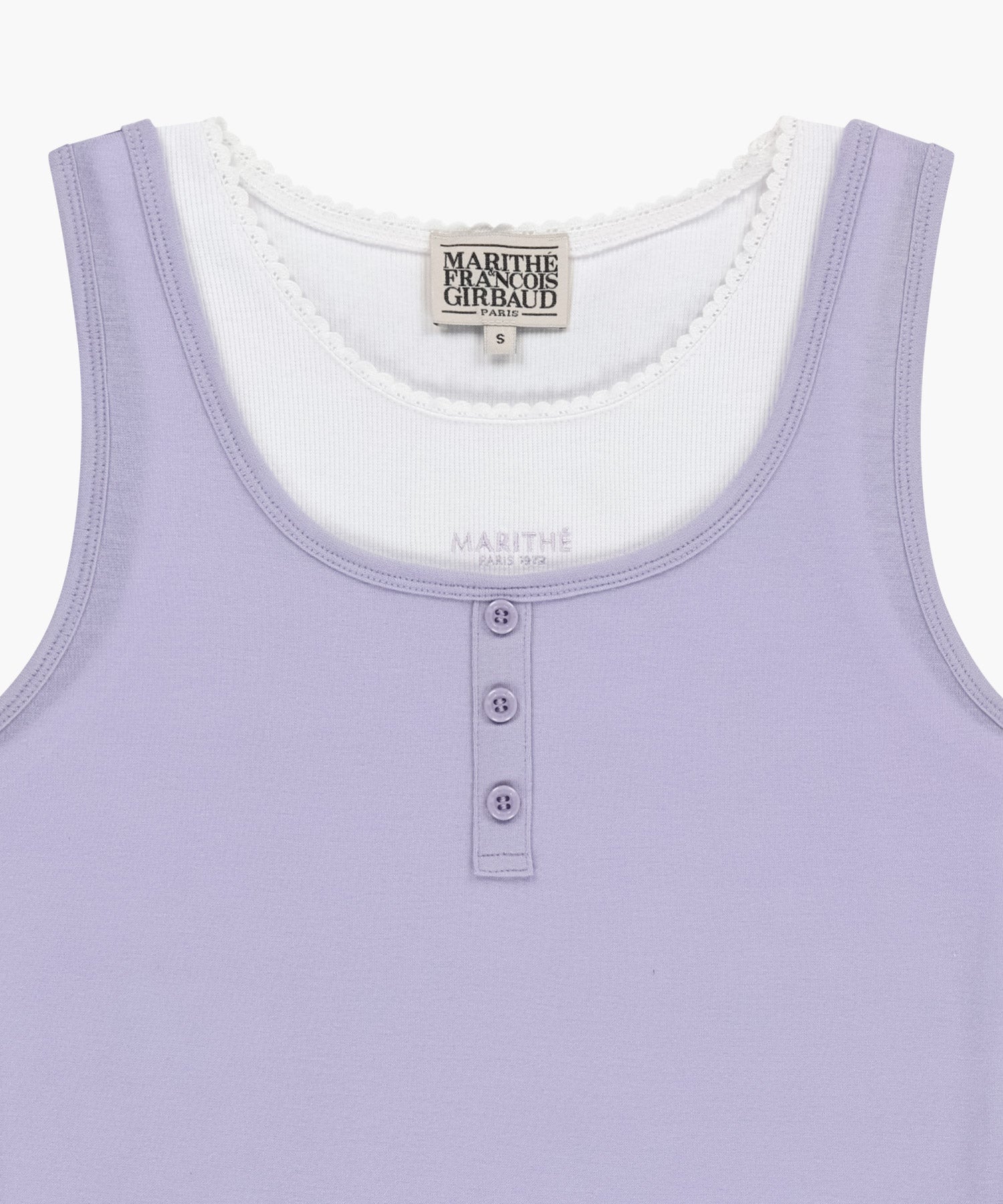 Marithe & Francois Girbaud - Layered Sleeveless (Lavender) product image 10 | TRAB K-Fashion Australia