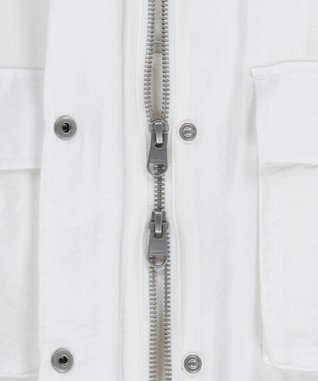 Marithe & Francois Girbaud - Crop Sheer Jacket (White) product image 10 | TRAB K-Fashion Australia