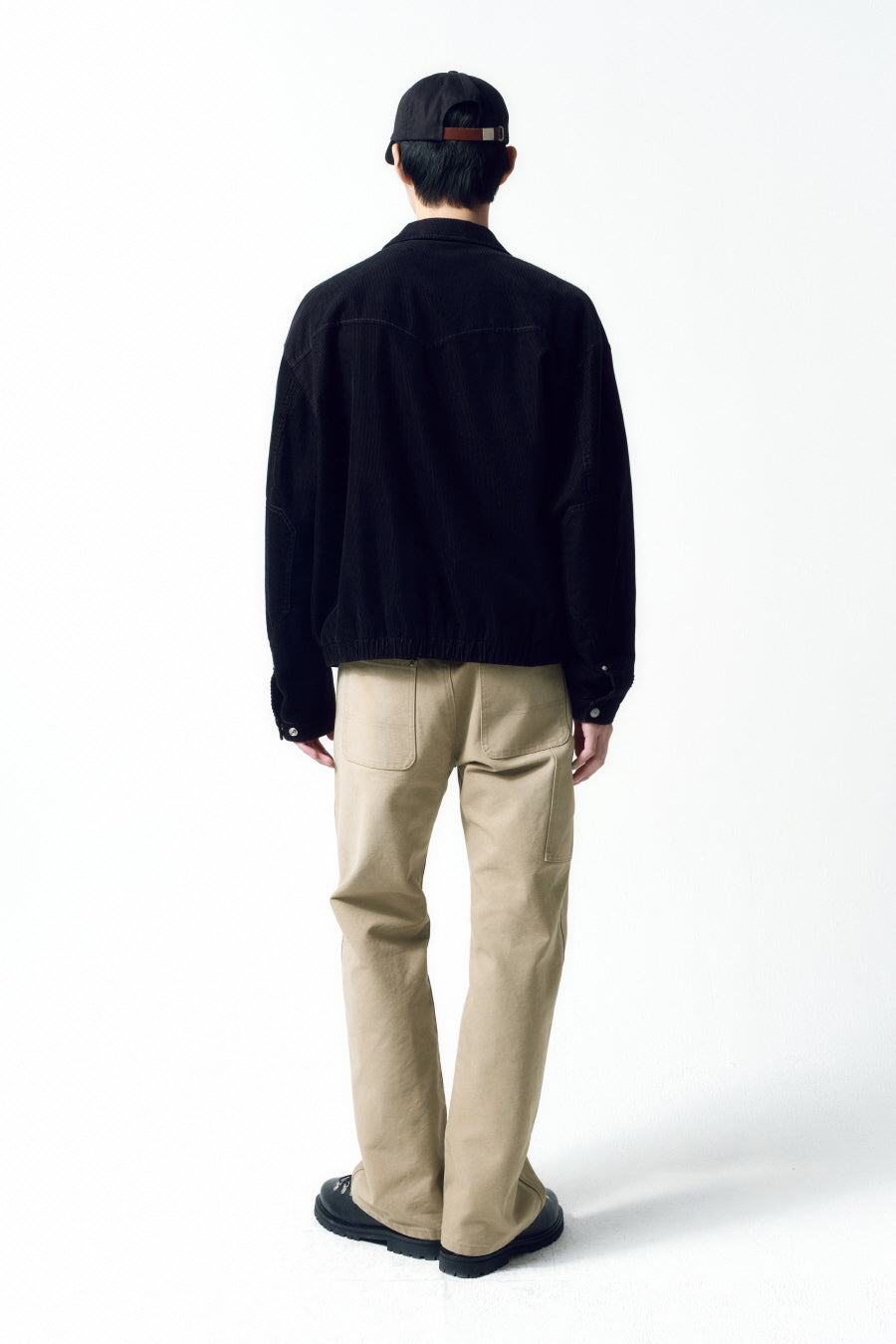 Insilence - Organic Cotton Cord Rodeo Jacket (Black) product image 4 | TRAB K-Fashion Australia