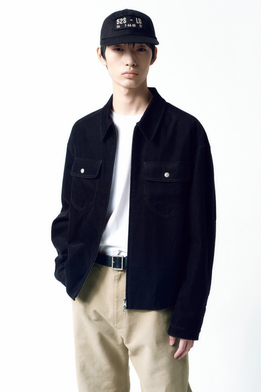 Insilence - Organic Cotton Cord Rodeo Jacket (Black) product image 2 | TRAB K-Fashion Australia