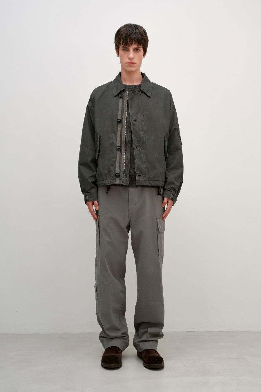 Insilence - Brushed Cotton MK3 Jumper (Charcoal) product image 3 | TRAB K-Fashion Australia