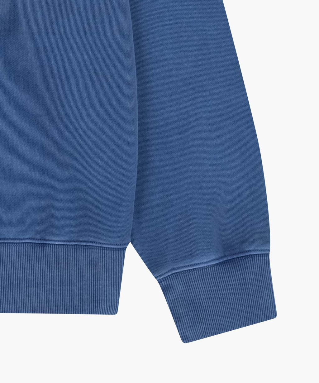 Marithe & Francois Girbaud - Outline Classic Logo Dyeing Oversized Sweatshirt (Blue) product image 10 | TRAB K-Fashion Australia